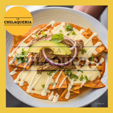 Chilaquiles Rojos con Carne
