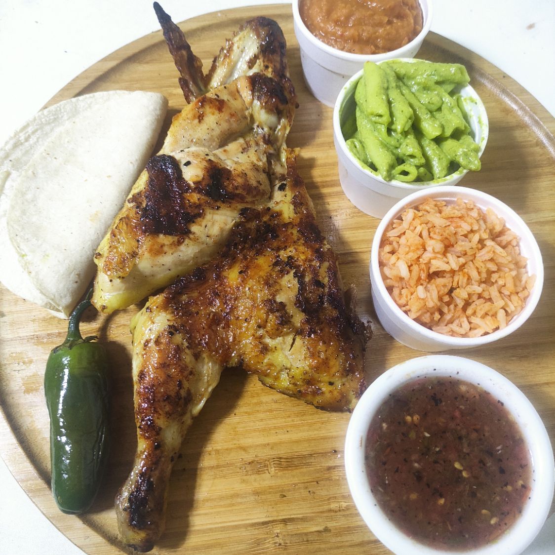 Orden Individual de Pollo Asado