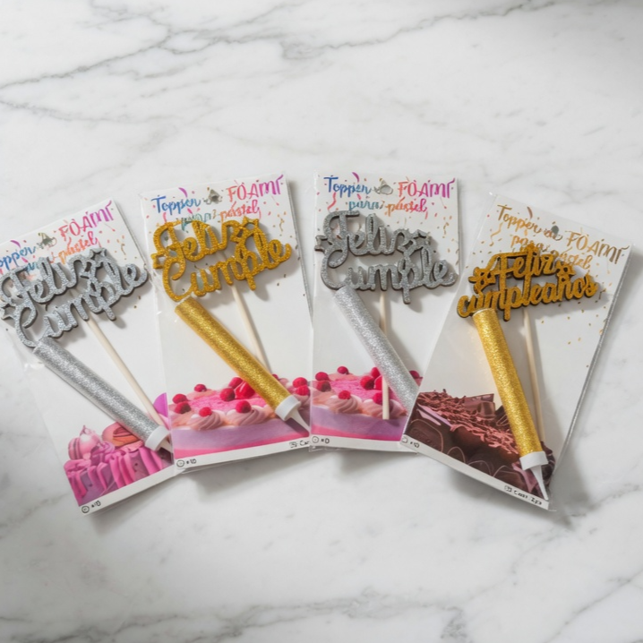 Cake Topper + Vela Bengala