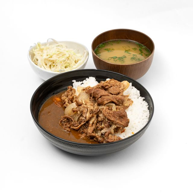 Set curry gyudon