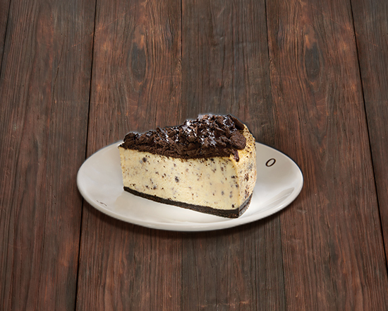 Rebanada de Cheesecake con Galleta