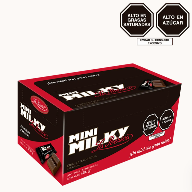 Barra Mini Milky La Ibérica 20 g 20 Piezas