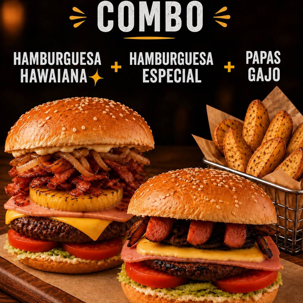 Paquete Pareja Burguer