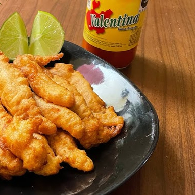 Tiras de pescado en paquete