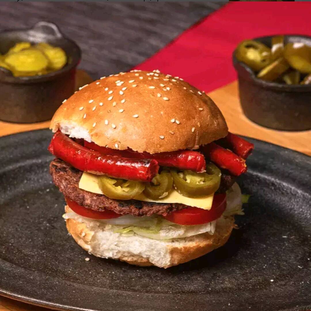 Hamburguesa Toluqeña con Papas