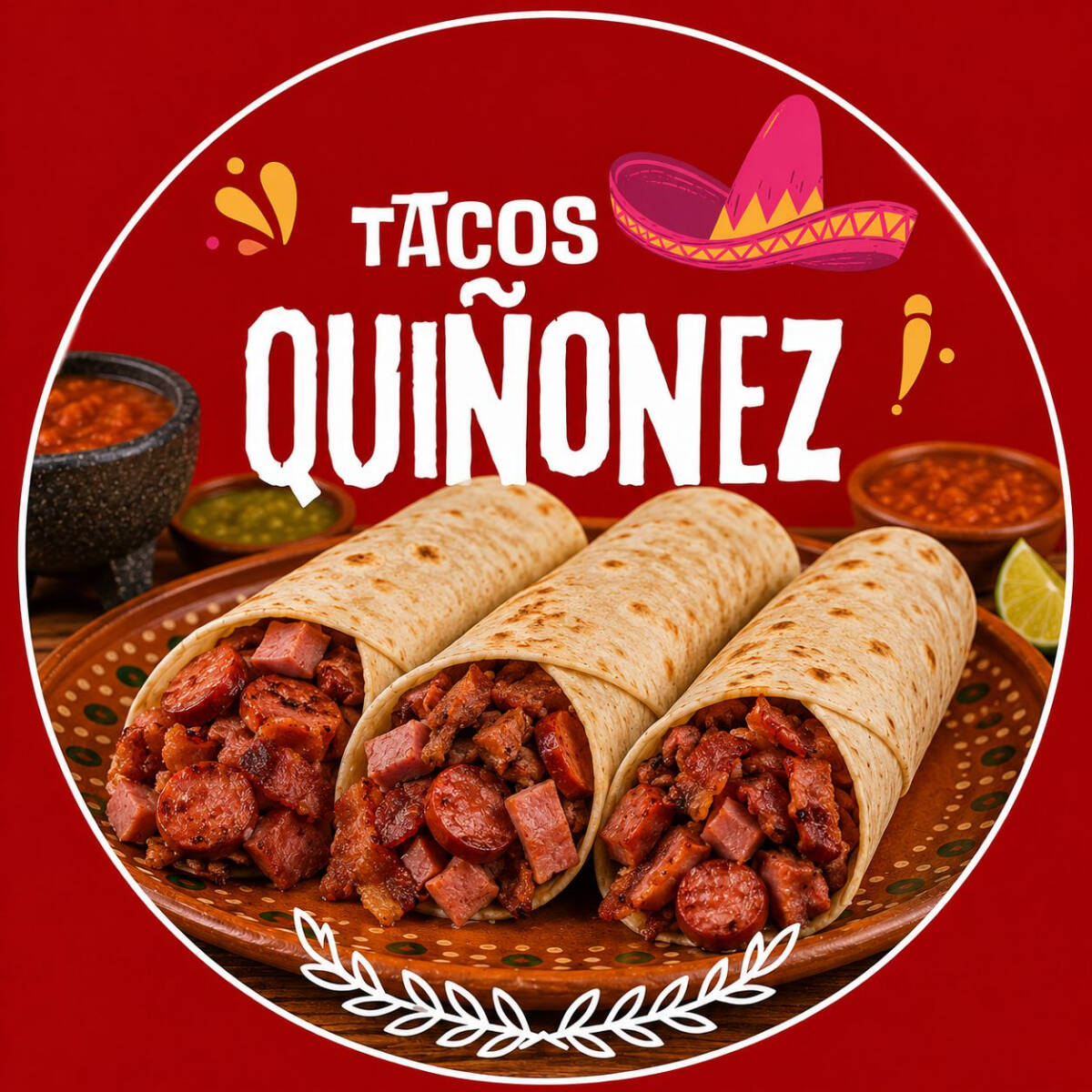 Discada Patria 3 Tacos de Discada de 3 Carnes
