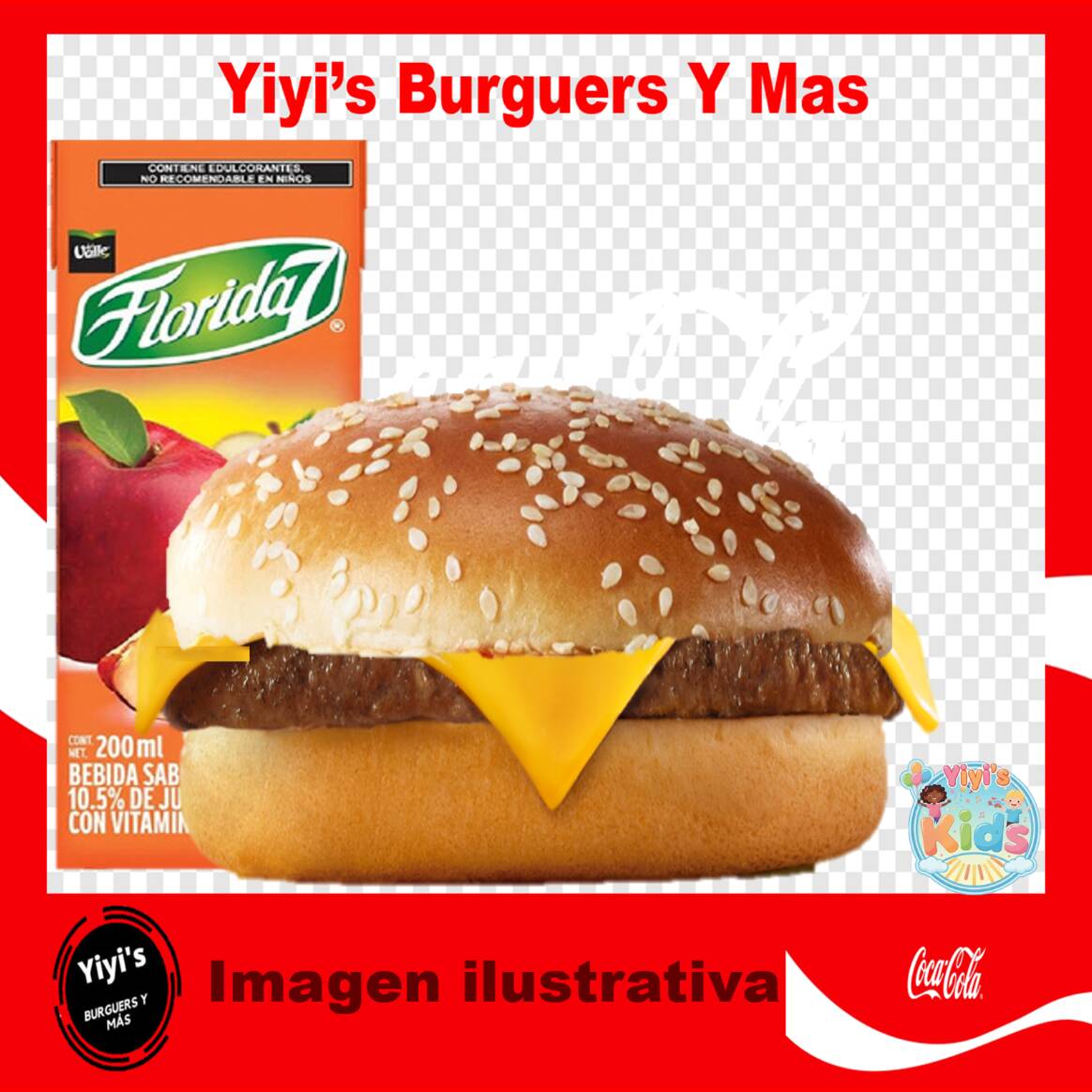 Combo Hamburguesa Yiyi´s Kids