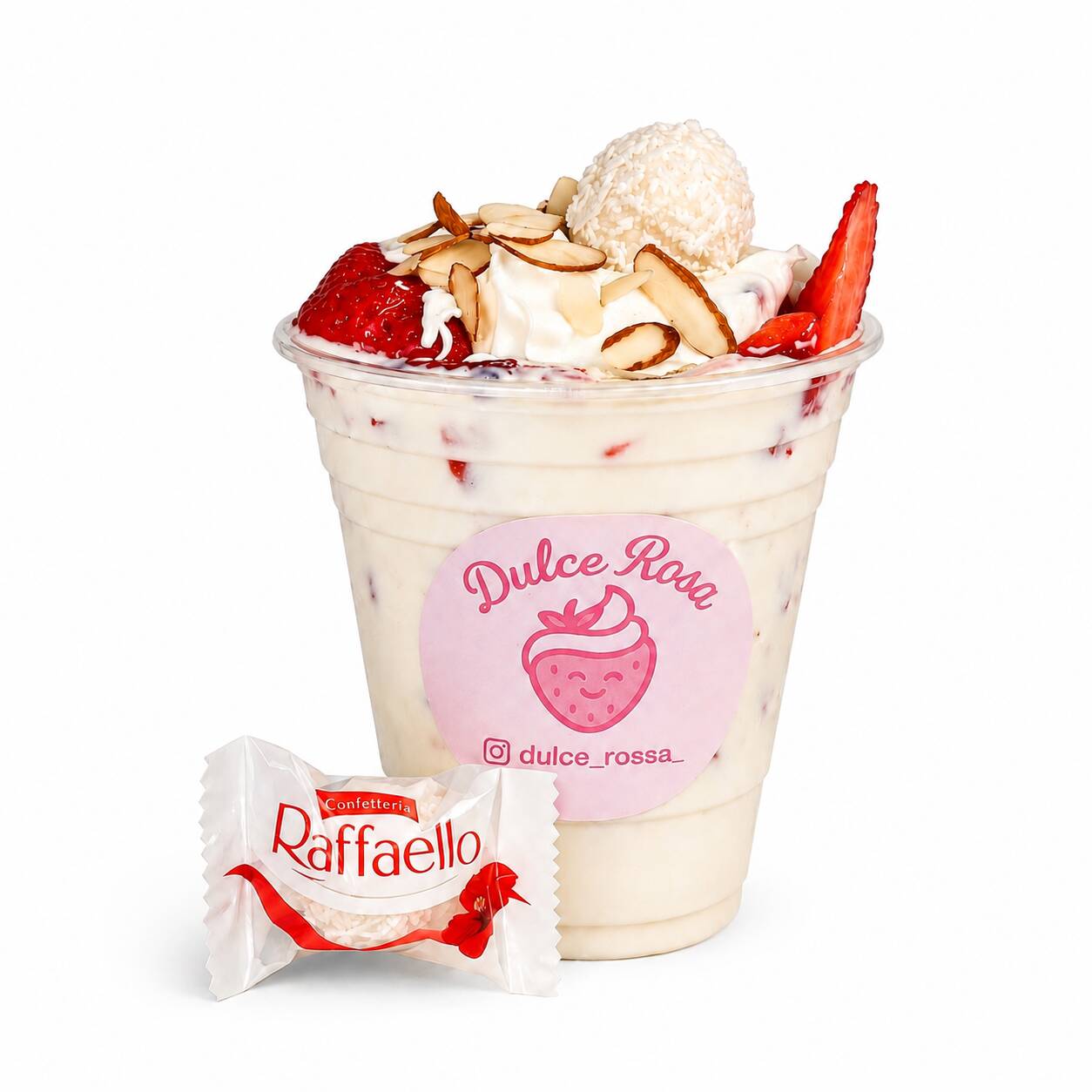 Fresas Con Crema RAFFAELLO Chico