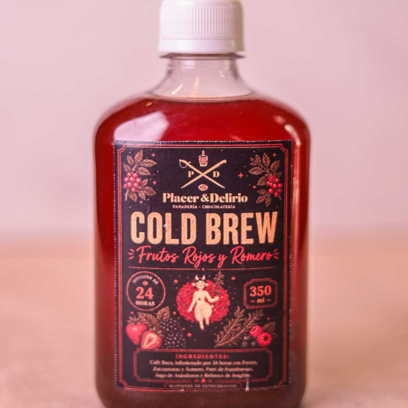 Cold Brew Frutos Rojos y Romero (350 ML)