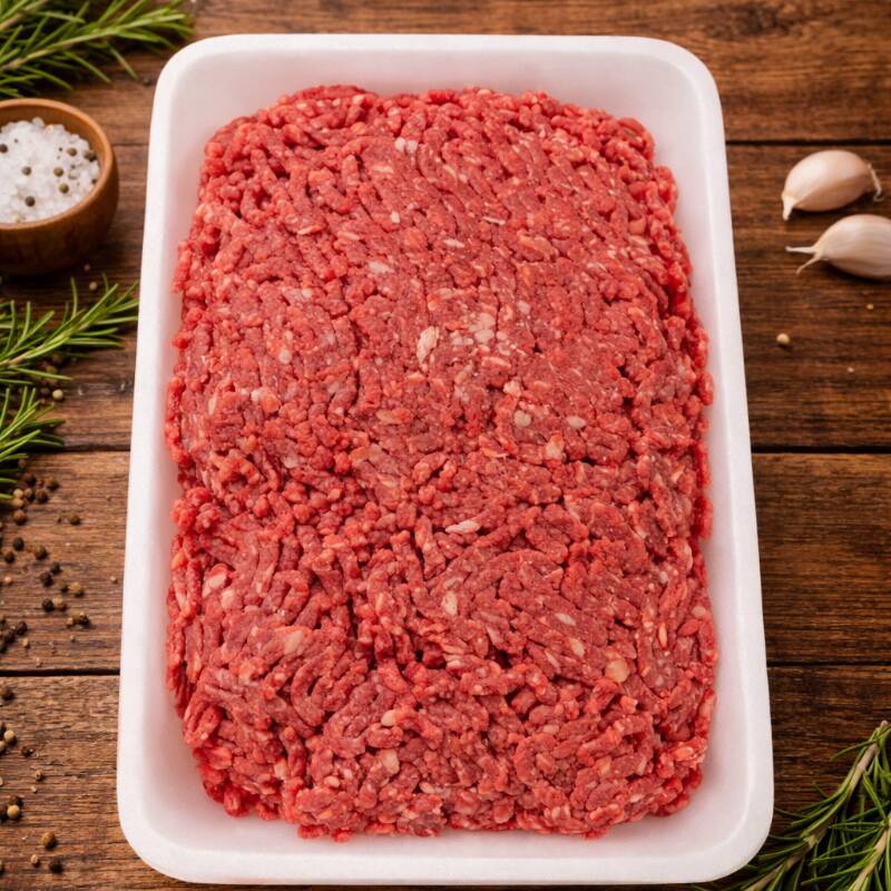 Porção a partir de 200g - Moído 2x para ficar mais suculento. Peça agora e receba fresco!