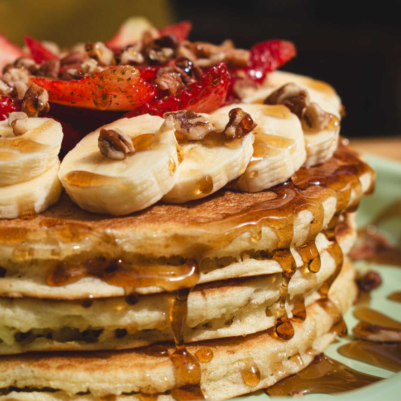Strawbanana Pancakes