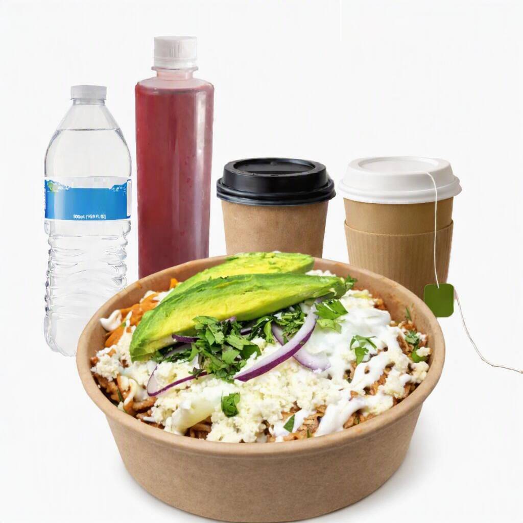 Chilaquiles y Bebida / Chilaquiles and Beverage