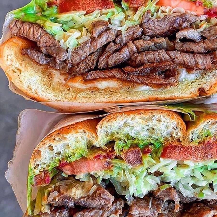 Torta de Pastor + 3 Tacos de Suadero