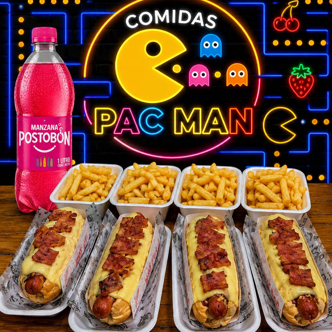 Combo Perros para 4 Personas