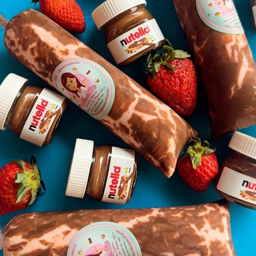 Geladinhos gourmet- Consultar sabores disponiveis (ninho,morango c/ ninho,torta de limão,abacaxi c/coco,açai c/ leite condensado,prestigio,maracuja, morango c/ nutella, maracuja c/ nutella, ninho nutella e ovomaltine