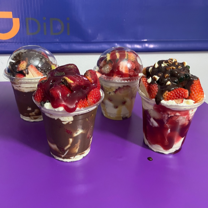 Cuarteto de Fresas Cremosas