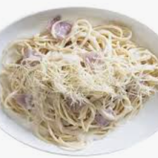 Espagueti con Crema