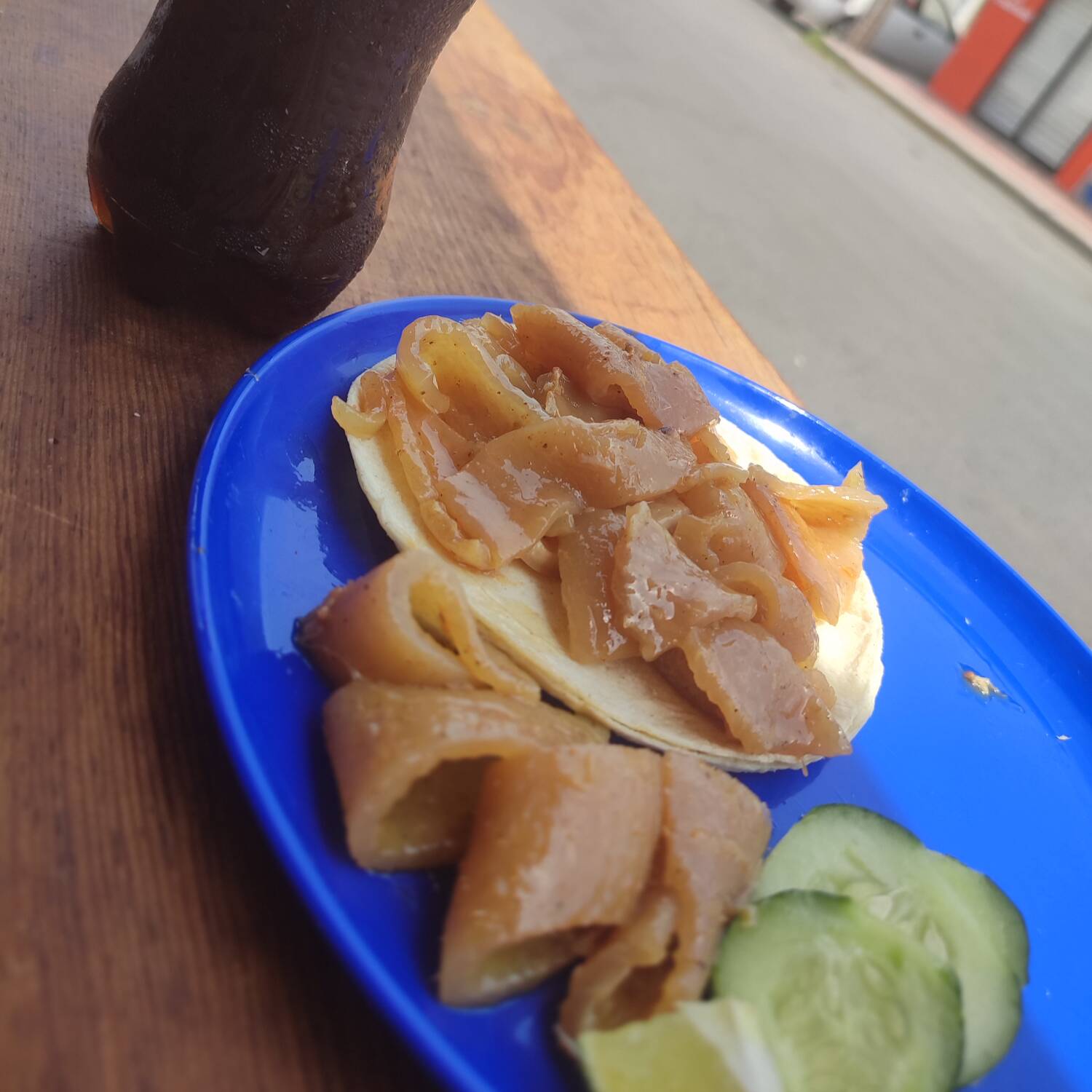 taco de cuero