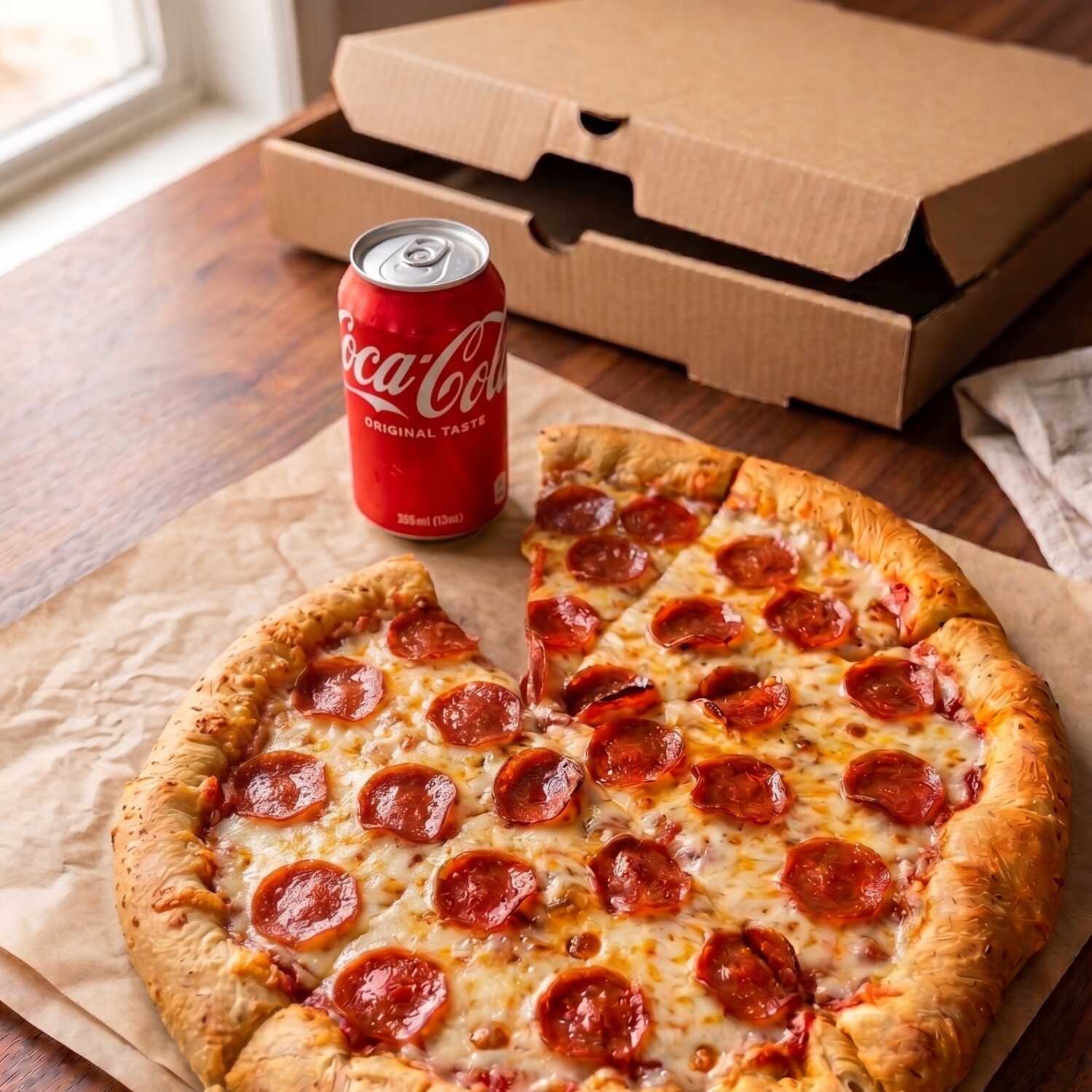 Pizza personal + soda 355ml