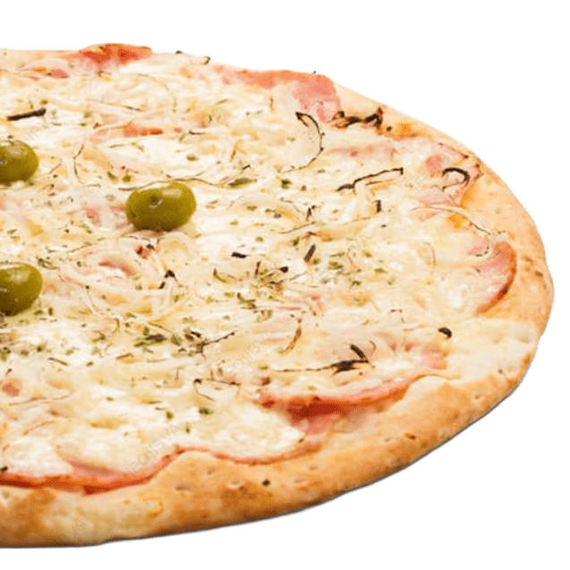 Lombo canadense, cebola e mussarela