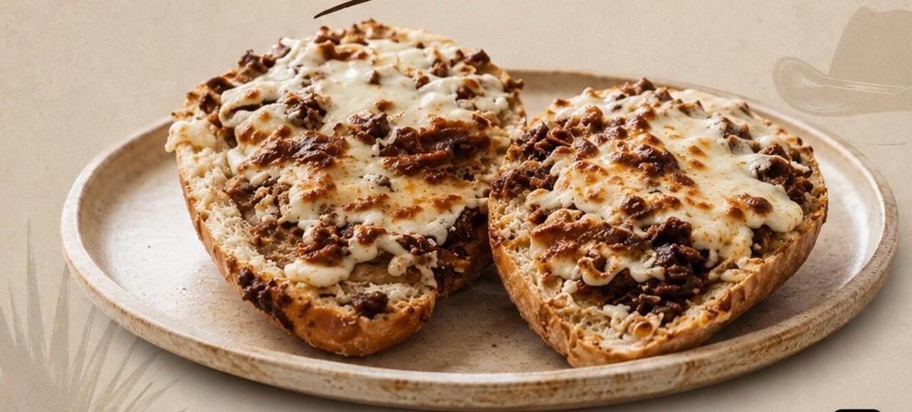 Molletes de Birria