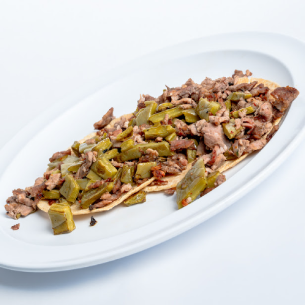 COSTILLA C/NOPAL  (2)TACOS 130grs