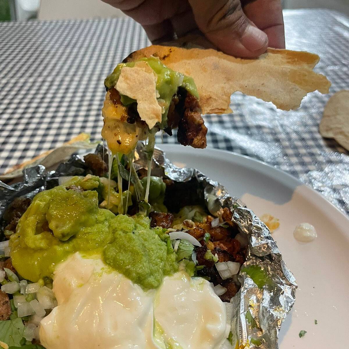 Papa Loca de Carne Adobada