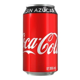 Coca Cola sin Azúcar 355 ml.