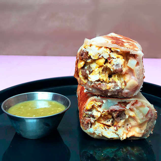 Burrito de Huevo con Carne
