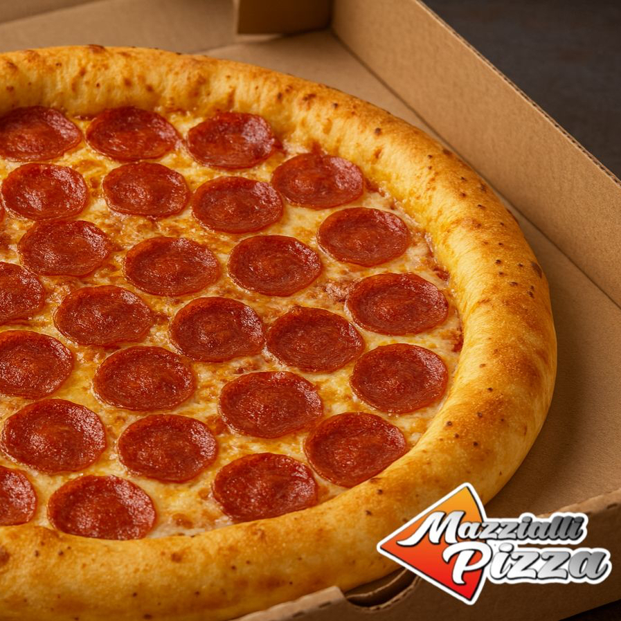 Pizza 8 Rebanadas de Pepperoni - Orilla Rellena