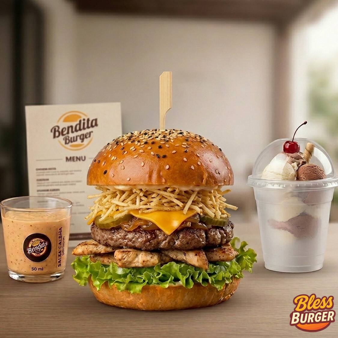 Bendita Burger Mixta