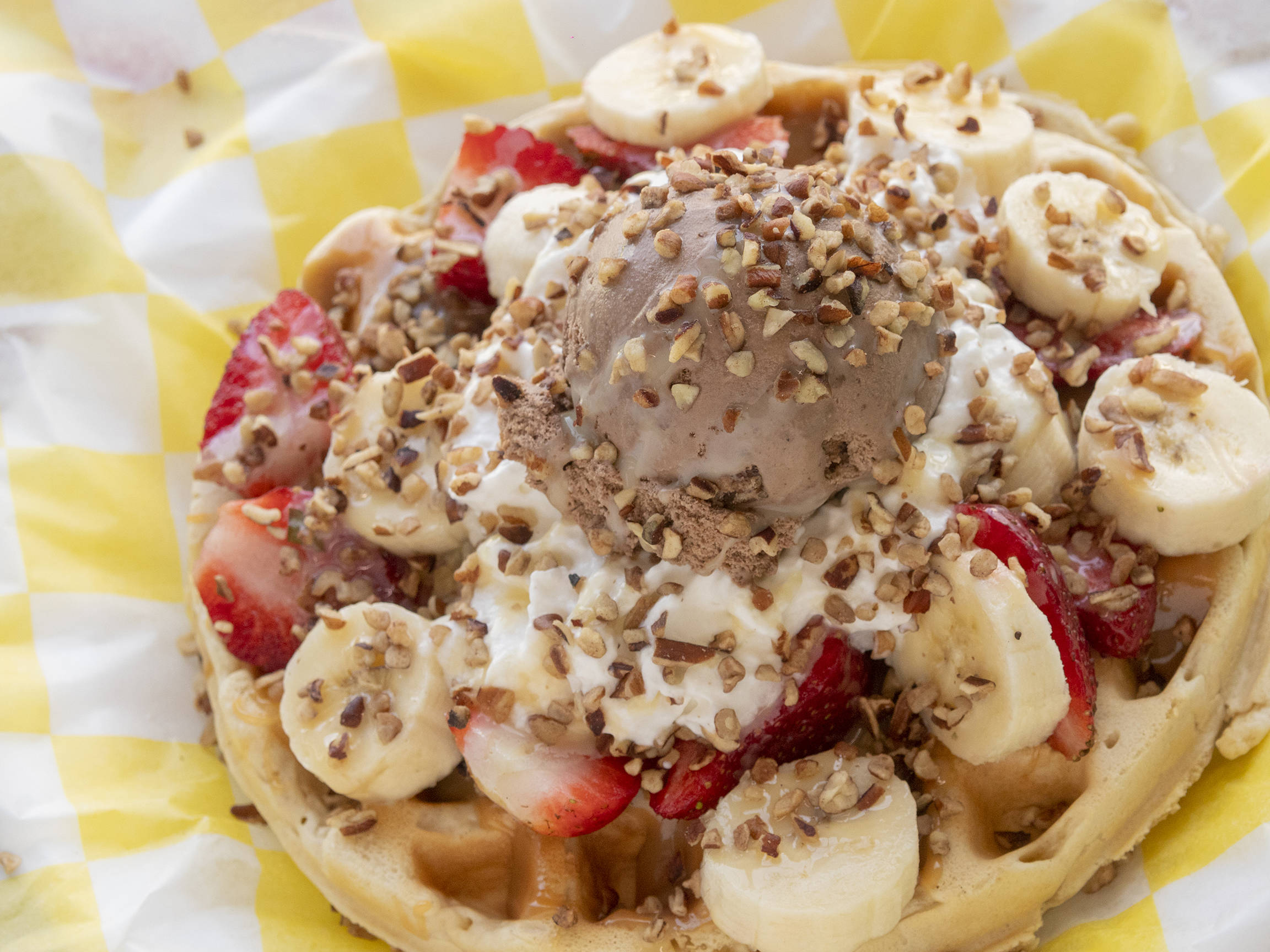 Waffle cajeta