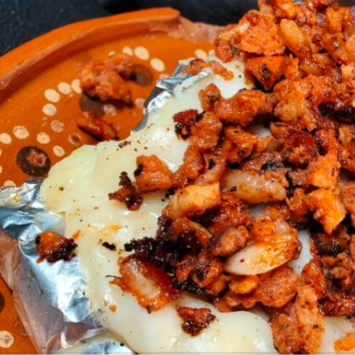 Papa asada de pastor + limonada 1lt