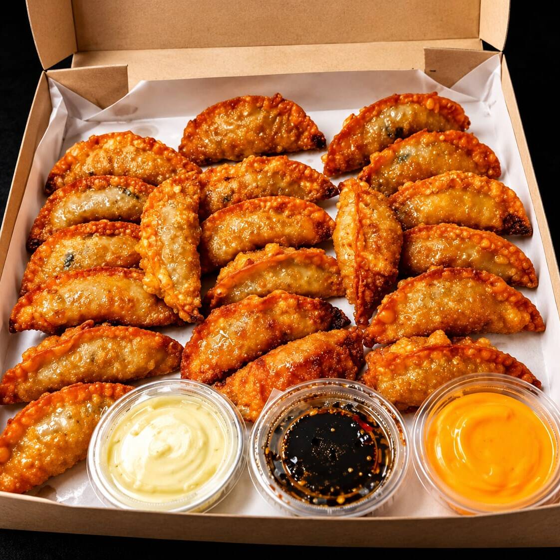 10 Gyozas Mixtas con 2 Salsas Gyoza