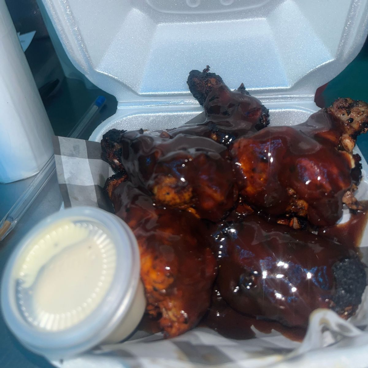 Alitas al Carbón Mango Habanero