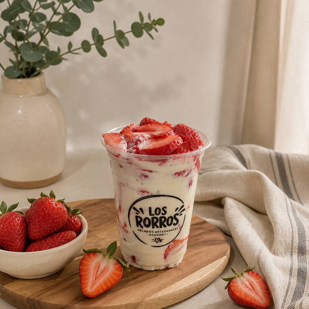FRESAS CON CREMA