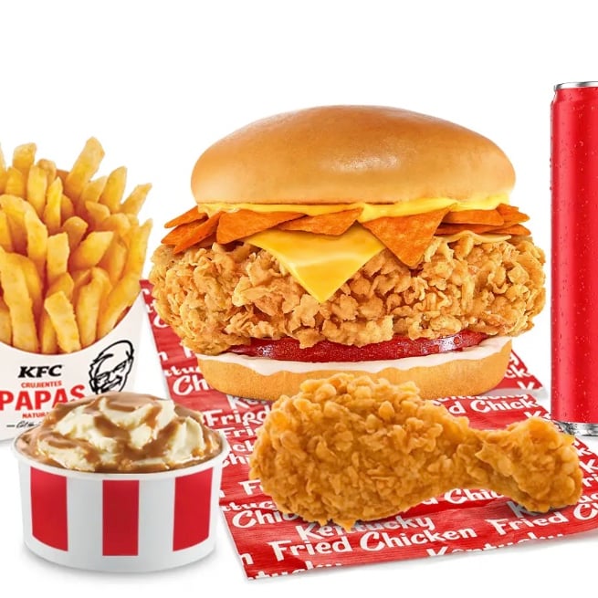 MegaCombo Doritos Burger + Pieza