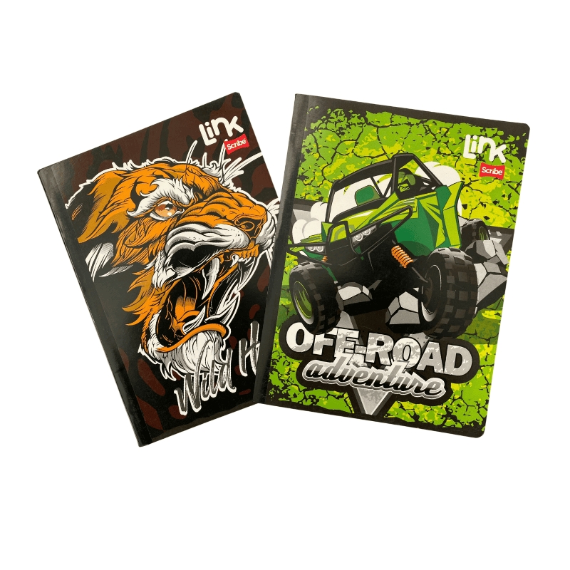 Cuaderno Cosido Link 100 Hojas Cuadriculado Niño