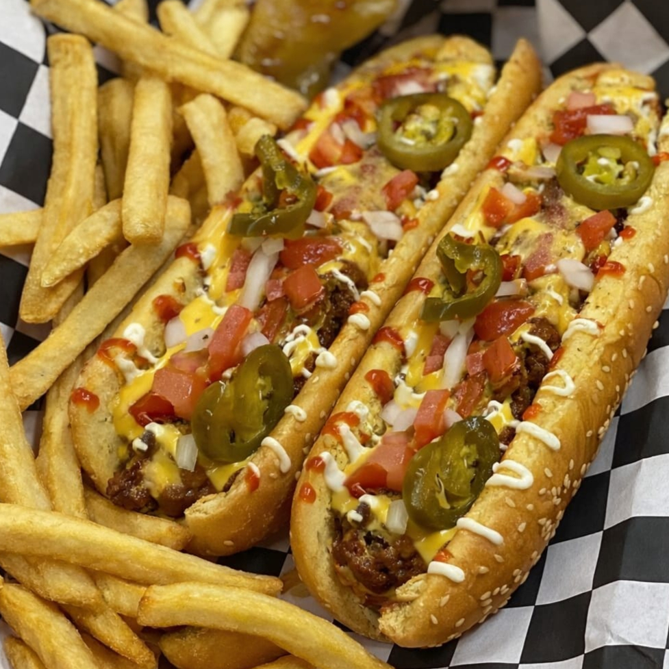 2 Hotdogs Sencillos Mas Papas