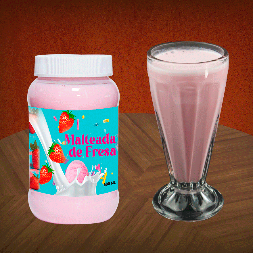 Malteada De Fresa  500 ml