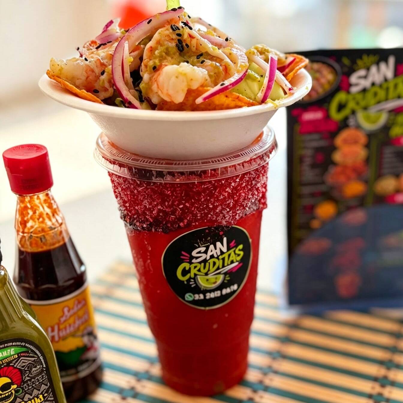 Michelada con Aguachile
