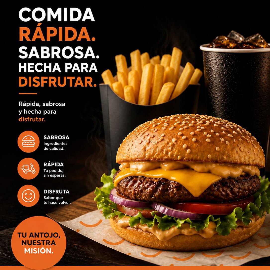 Hamburguesa + Francesa + Gaseosa