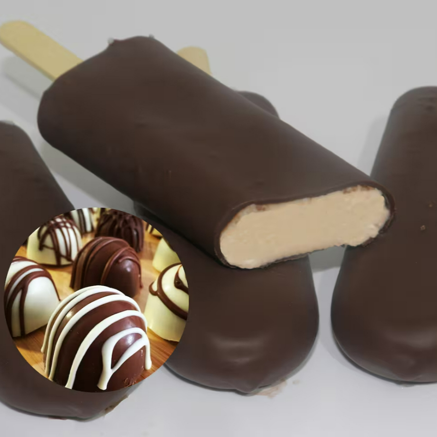 Picolé esquimó de bombom