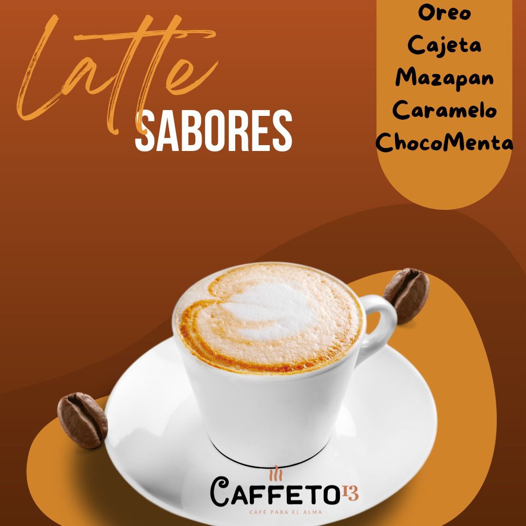 Latte caliente oreo