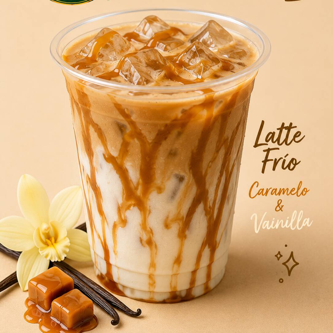 LATTE FRIO DE CARAMELO