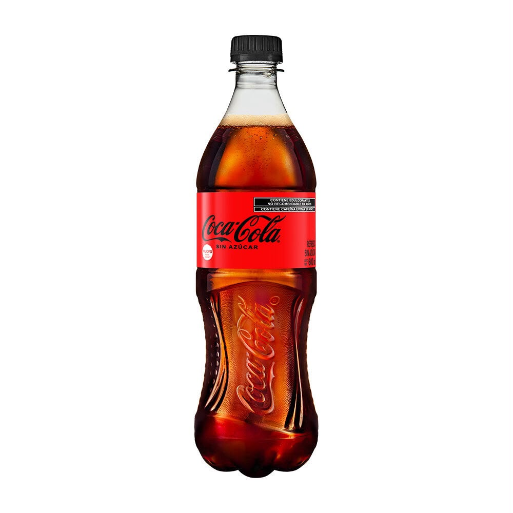 COCA COLA ZERO PET 600 ML