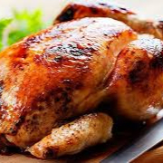 Delicioso frango assado recheado com farofa