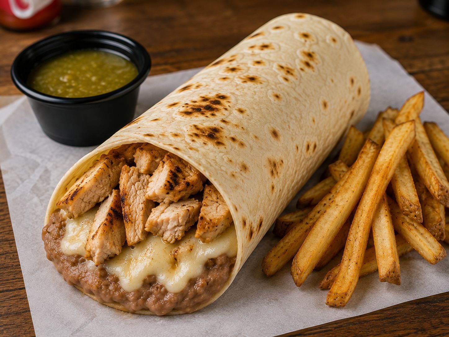 Burrito de Pechuga Asada