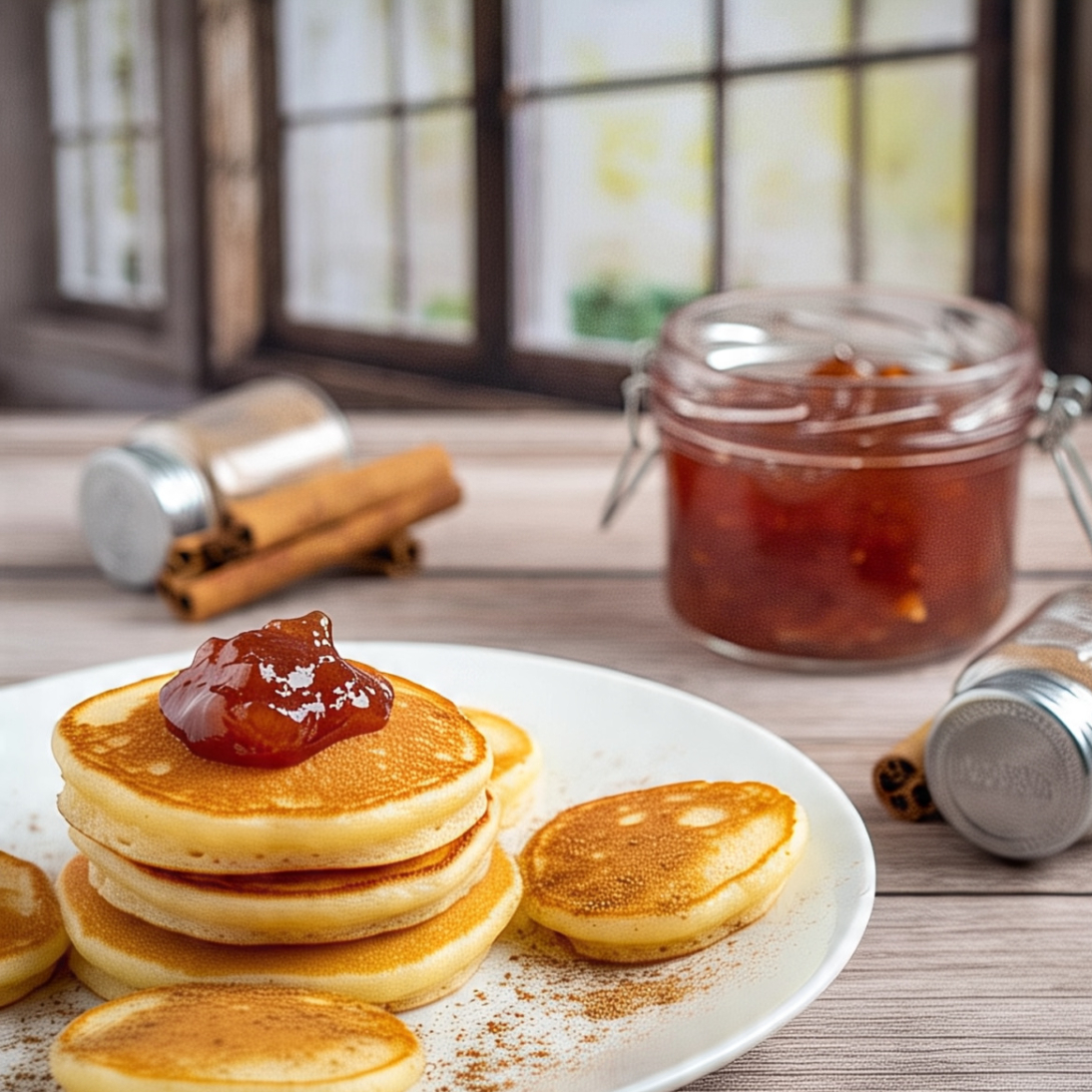 Mini Hotcakes Manzana Canela