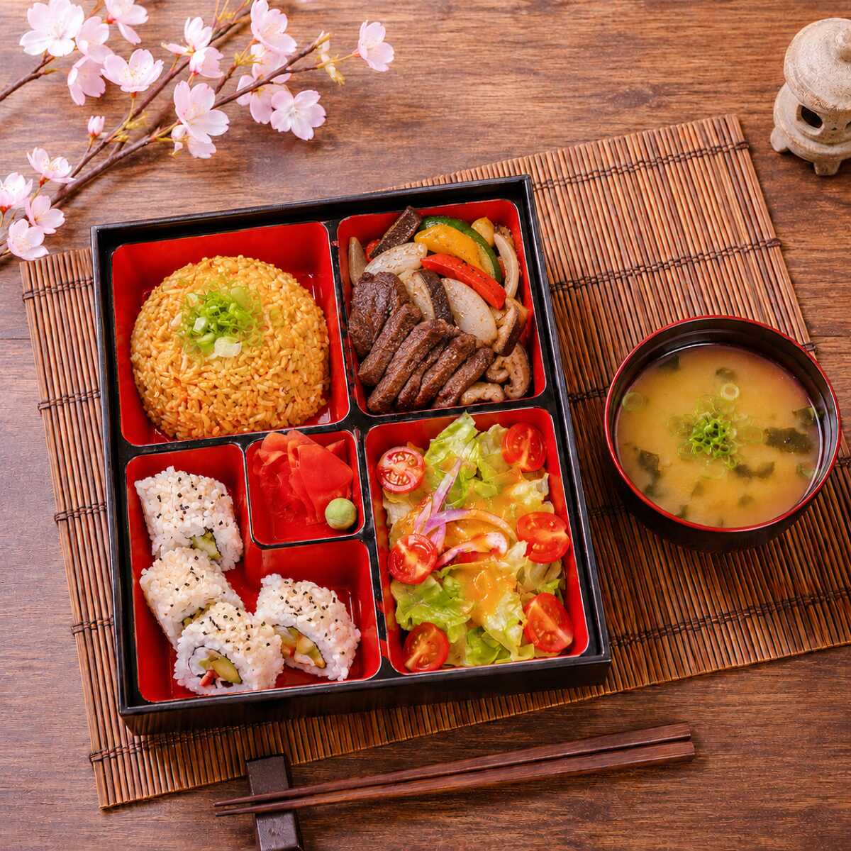 Bento Box Arrachera